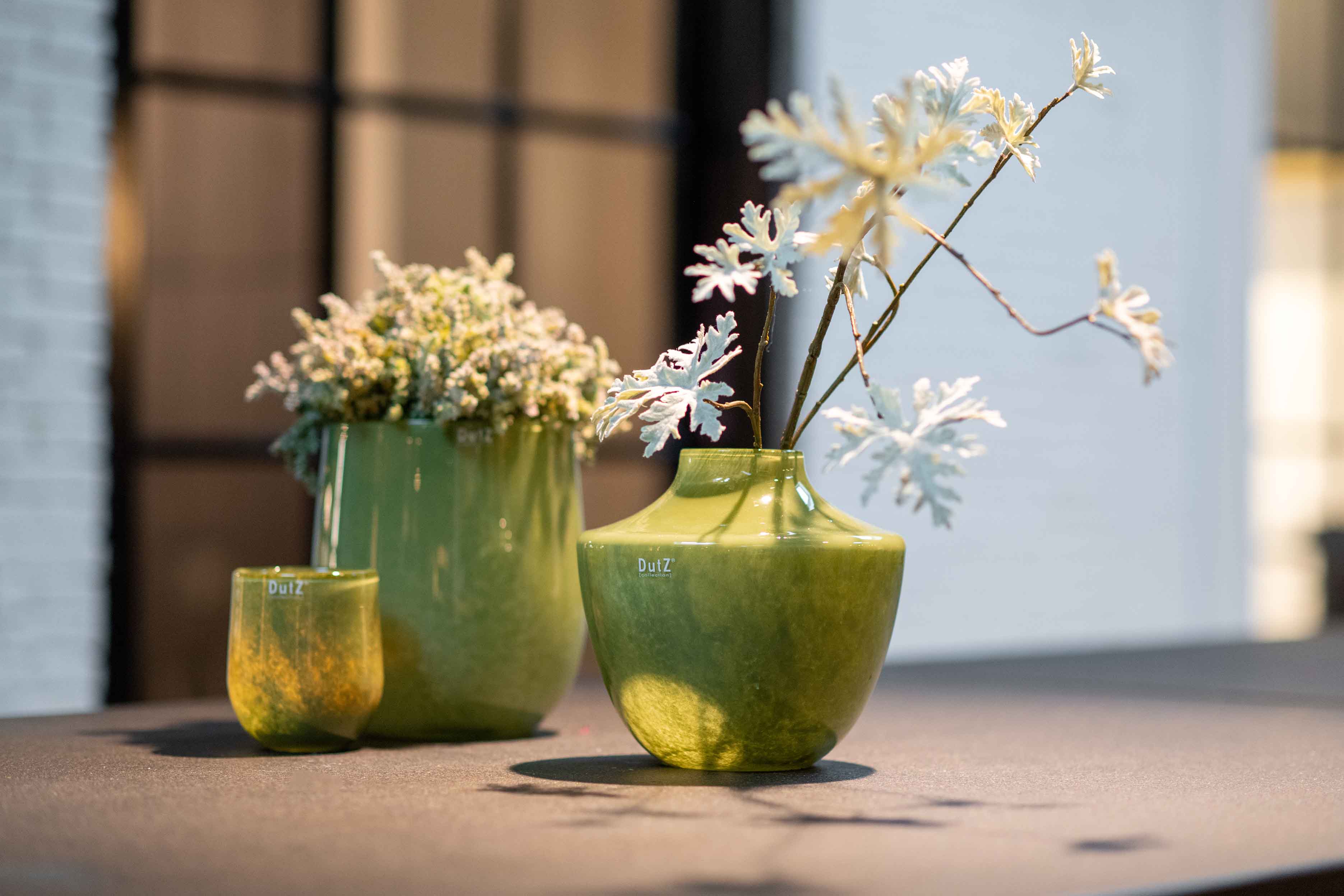 Vase Zlatko olivegreen