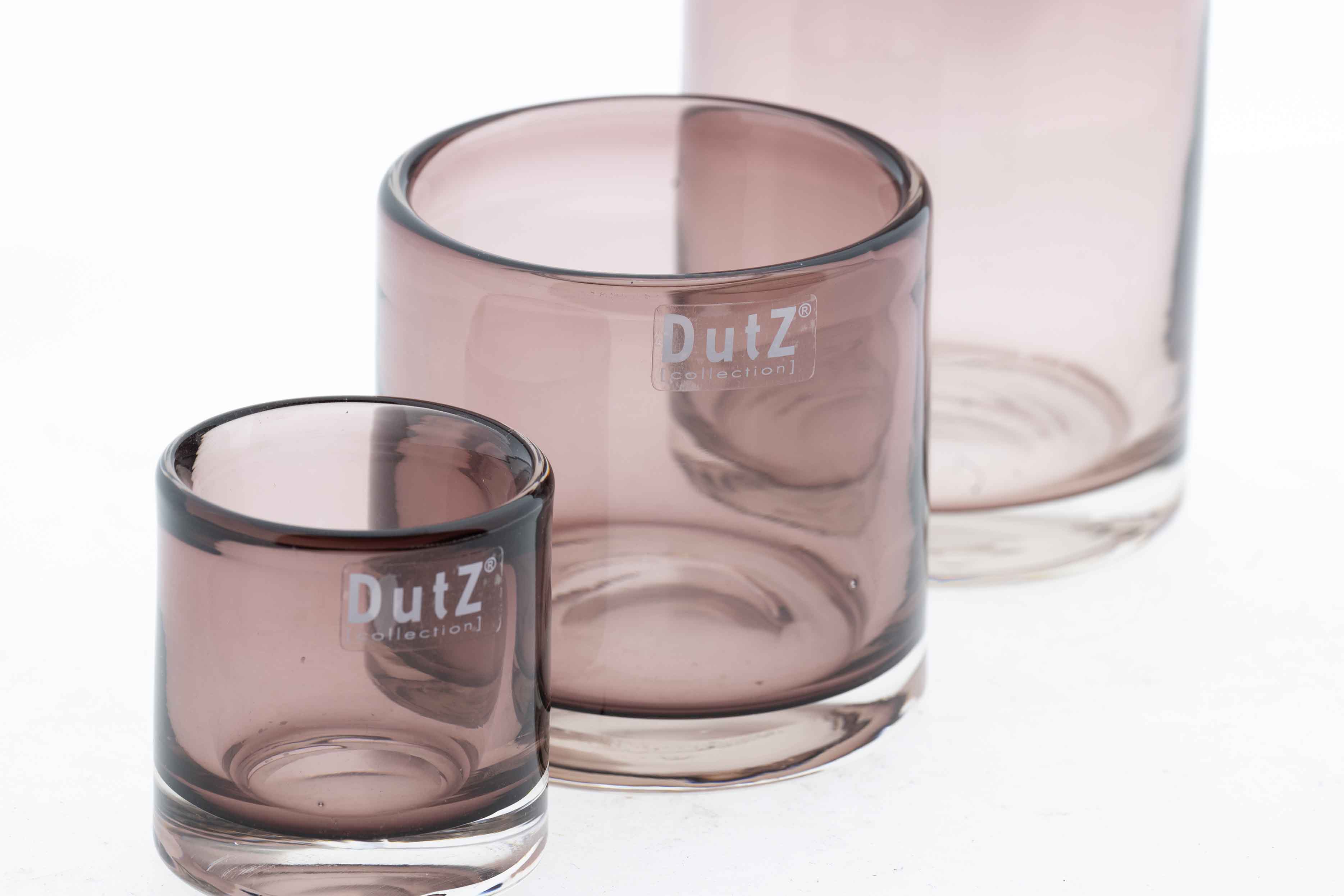 Votive aubergine transparent