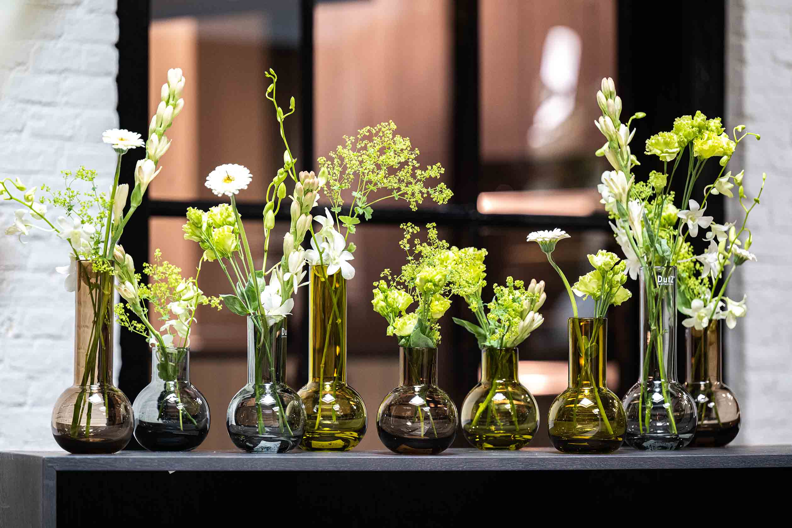 Vase Masa smoky brown
