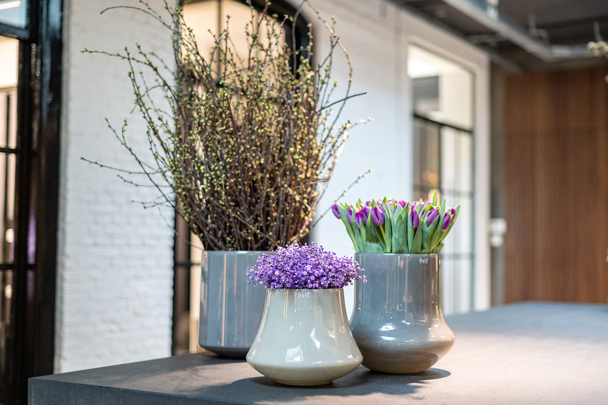 Vase Robin taupe 2.0