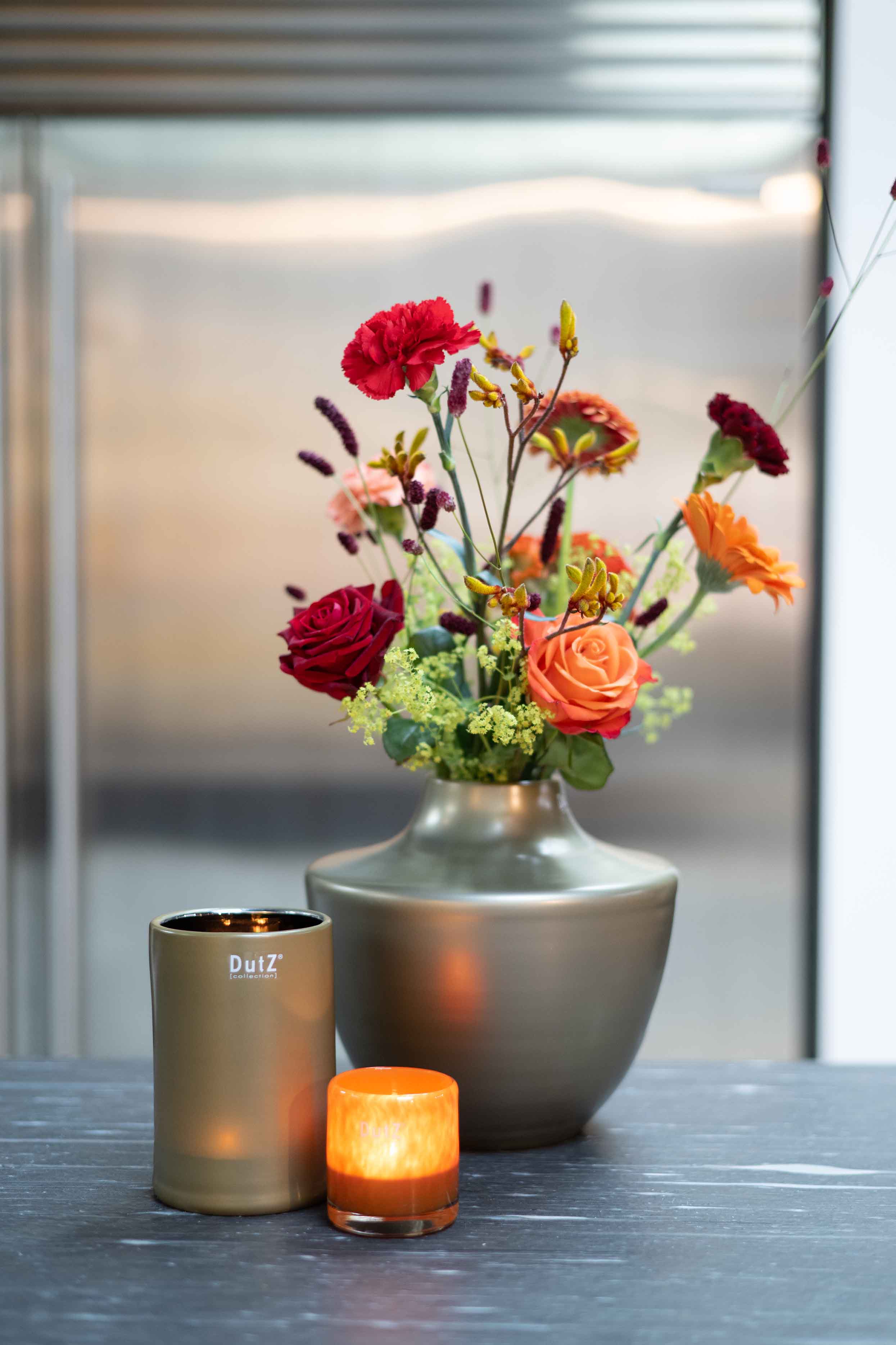 Vase Zlatko mat gold