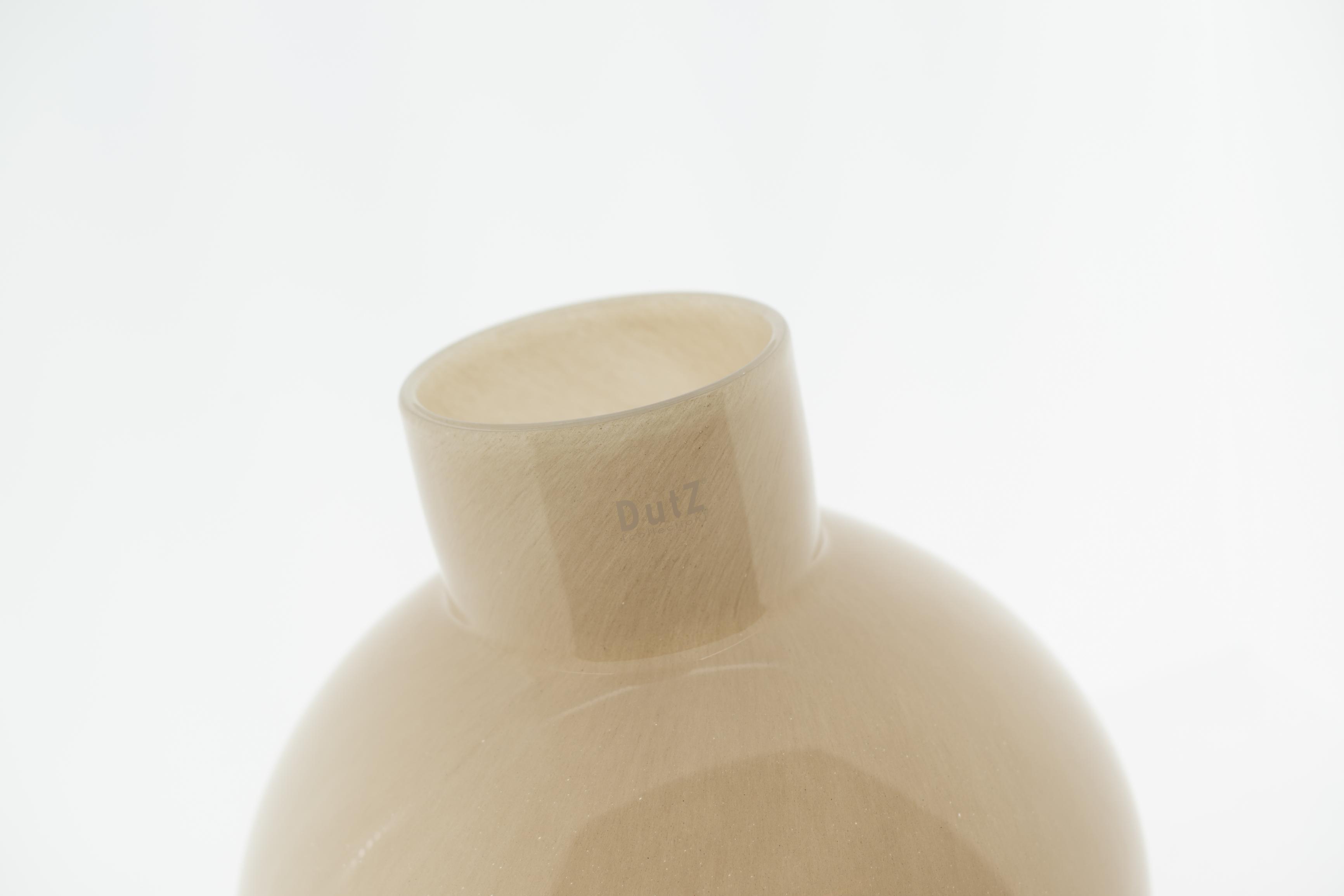 Vase Grando short beige
