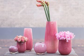 Vase Robert cranberry